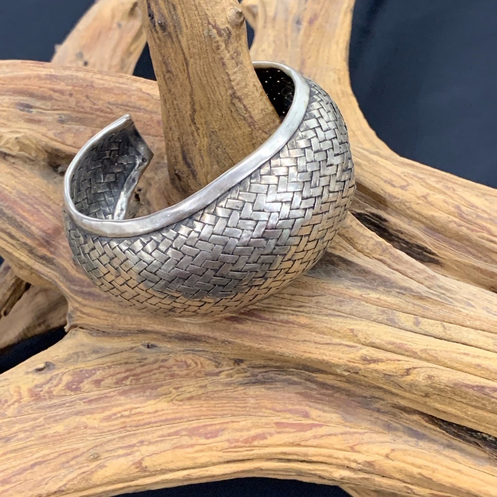 Woven Silver Bracelet
